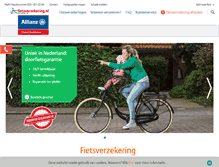 Tablet Screenshot of fietsverzekering.nl